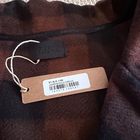 Skims Jasper Buffalo Check Plaid Fleece Pajama Sleep Set, Size 4X NWT - Picture 3 of 4